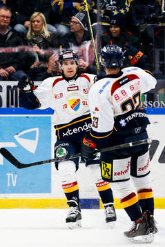Djurgårdens Matt Anderson jublar