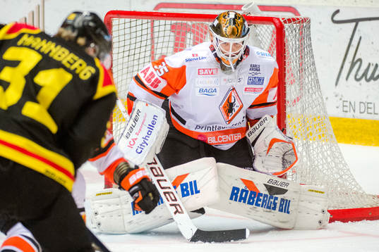Karlskronas målvakt Linus Fernström