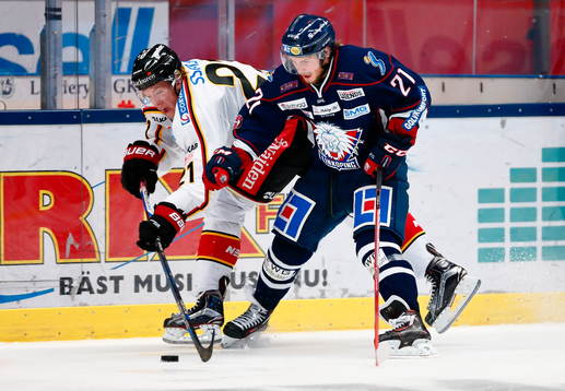 Luleås Emil Sylvegård och Linköpings Anton Blomberg