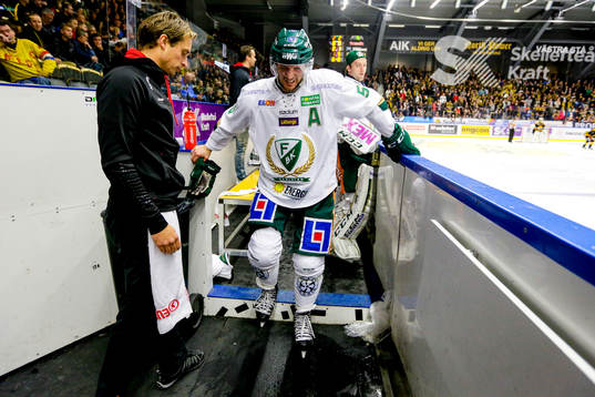 Färjestads Ole-Kristian Tollefsen fick ont