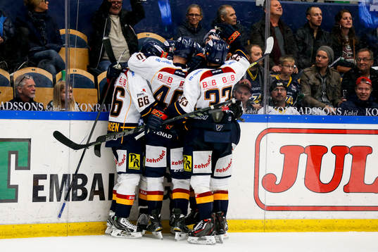 Djurgårdens spelare jublar