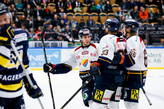 Djurgårdens spelare jublar