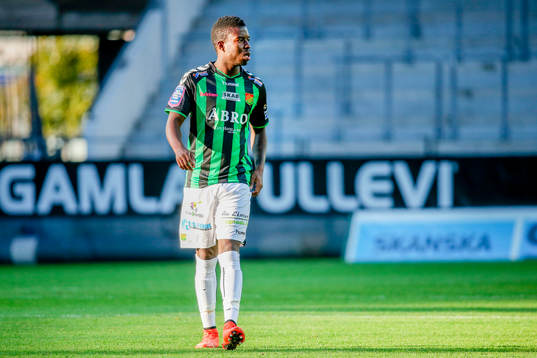 under fotbollsmatchen i Superettan mellan GAIS och