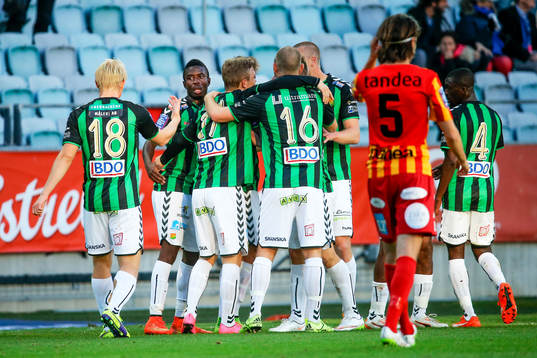 GAIS spelare jublar