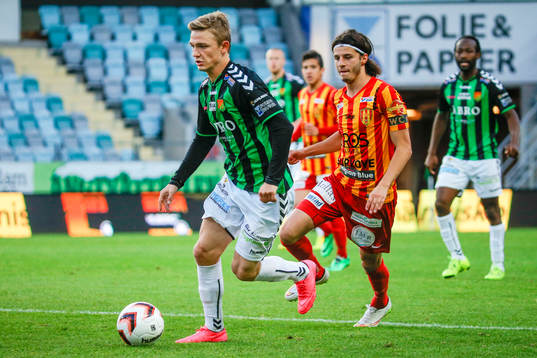 GAIS Adam Eriksson och Syrianskas Stefan Ilic