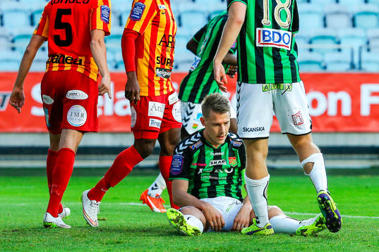 under fotbollsmatchen i Superettan mellan GAIS och