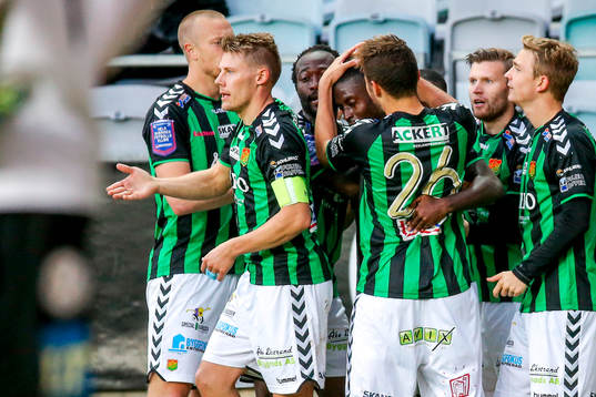 GAIS spelare jublar