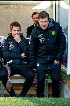 GAIS tränarduo Benjaminn Westman och Jesper Ljung