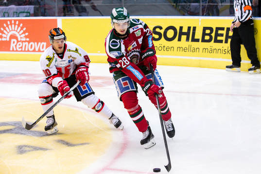 Frölundas Johan Sundström och Örebros Libor Hudacek