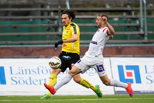 Mjällbys Lukas Grill och Assyriskas George Makdessi