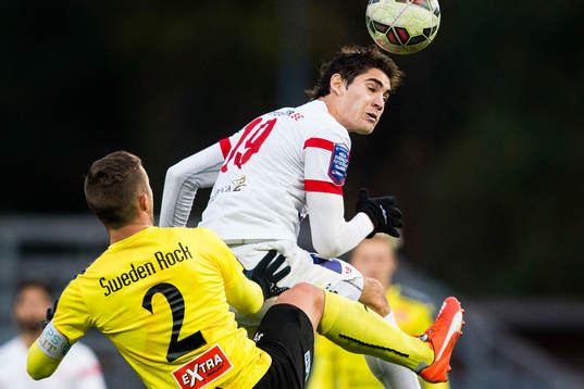 Mjällbys Adi Terzic och Assyriskas Gustavo Ezequiel Blanco