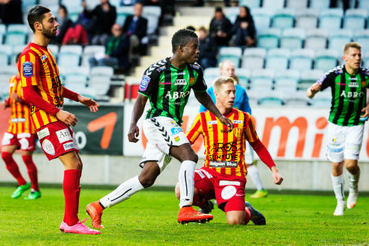 GAIS Kieron Cadogan skjuter in 3-0