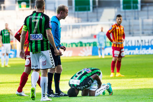 GAIS Luther Singh icl bytas på grund av skada