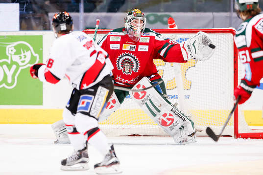 Frölundas målvakt Johan Gustafsson