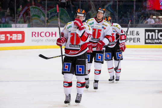 Örebros Viktor Ekbom, Mikko Lehtonen och Joel Mustonen