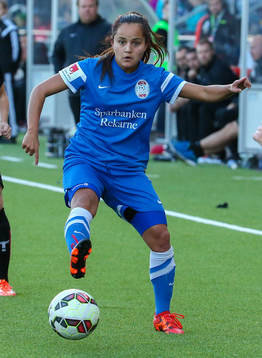 Eskilstuna Uniteds Malin Diaz
