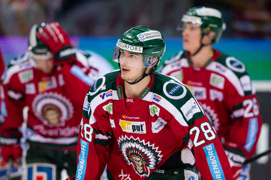Frölundas Johan Sundström  glad