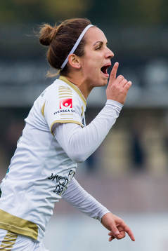 Rosengårds Natasa Andonova jublar