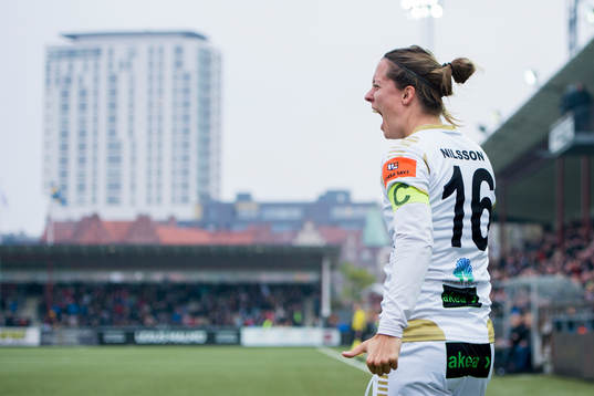 Rosengårds Lina Nilsson jublar