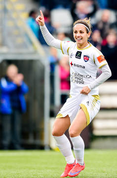 Rosengårds Natasa Andonova jublar