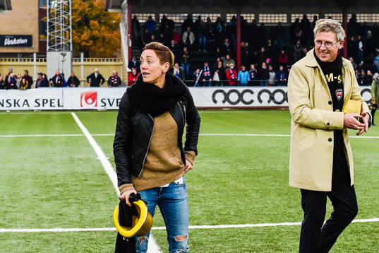 Rosengårds sportchef Therese Sjögran och Rosengårds vd