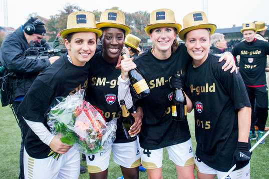 Rosengårds Natasa Andonova Anita Asante och Emma Berglund