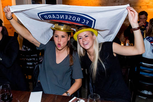 Rosengårds Sara Björk Gunnarsdottir och Amanda Ilestedt