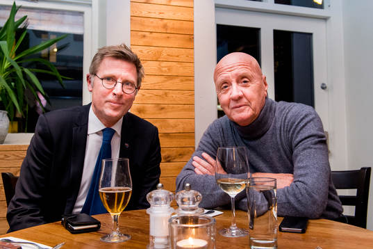 Rosengårds vd Klas Tjebbes och tidigare sportchef Erling