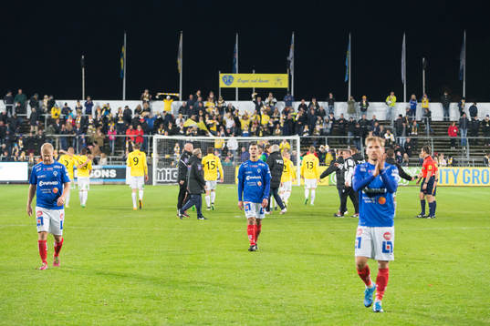 Åtvidabergs spelare deppar