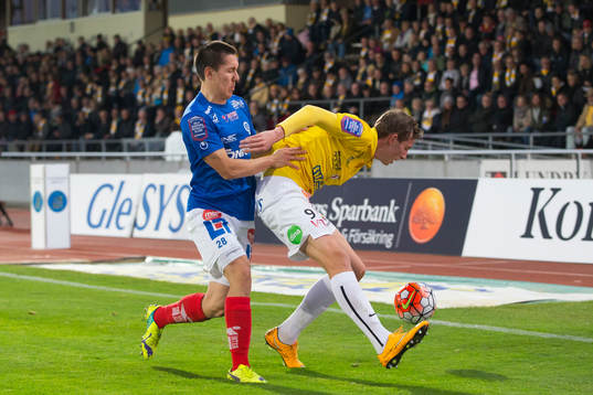 Åtvidabergs Sebastian Ramhorn och Falkenbergs Gustaf
