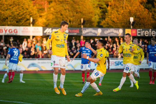 Falkenbergs Gustaf Nilsson och Alexander Jakobsen och Carl
