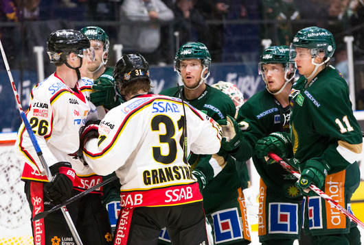 Färjestads Ole-Kristian Tollefsen , Magnus Nygren och