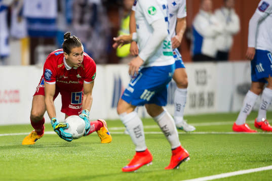 Norrköpings målvakt David Mitov Nilsson