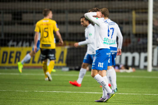 Norrköpings Linus Wahlqvist deppar