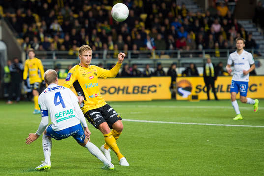 Elfsborgs Per Frick och Norrköpings Andreas Johansson