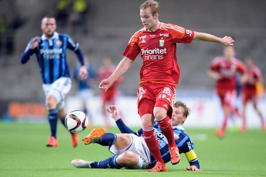 IFK Göteborgs Gustav Engvall och Djurgårdens Emil