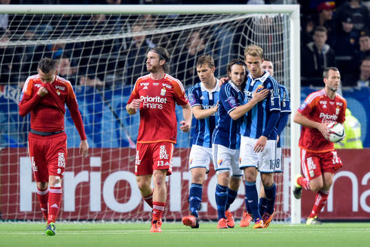 IFK Göteborgs spelare deppar