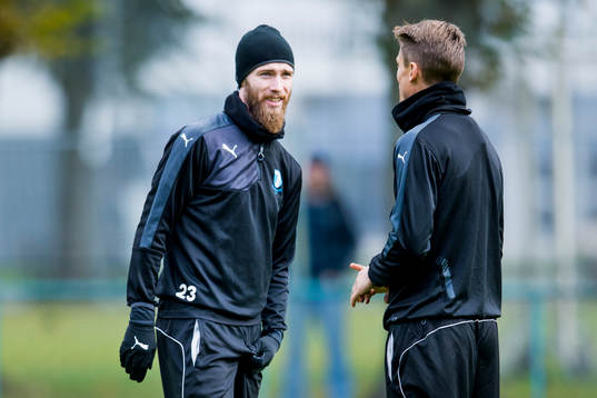 Malmös Jo Inge Berget och Markus Rosenberg i samtal