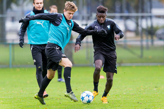 Malmös Mattias Svanberg och Pa Konate
