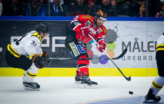 Örebros Martin Johansson och Brynäs Nick Johnson