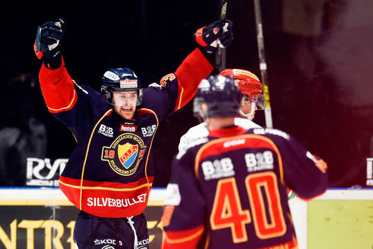 Djurgårdens Daniel Brodin firar