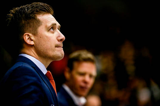 Växjös tränare Sam Hallam