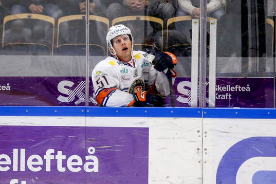 Växjös Joey Crabb  i utvisningsbåset