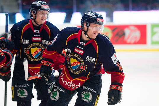 Djurgårdens Patrick Thoresen jublar