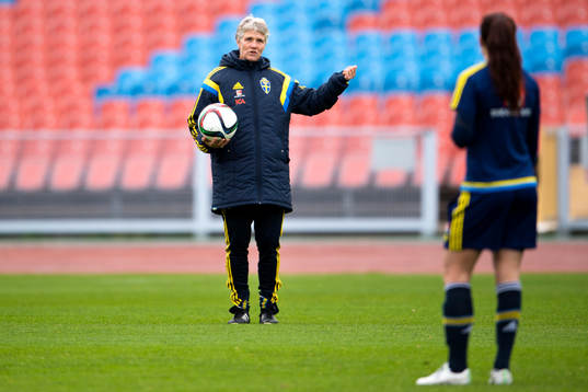Sveriges förbundskapten Pia Sundhage