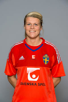 Sveriges målvakt Emelie Lundberg