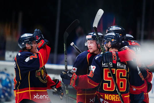 Djurgårdens spelare jublar