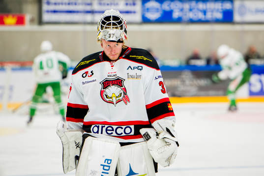 Malmö Redhawks målvakt Jonas Gunnarsson