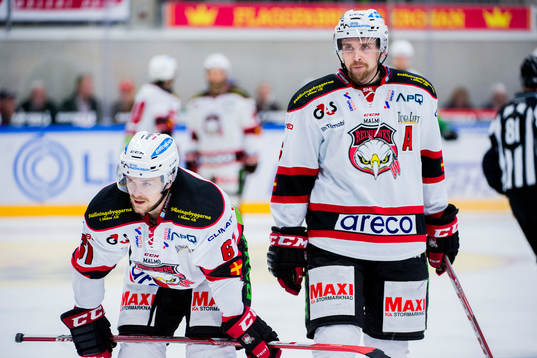 Malmö Redhawks Nicklas Jadeland och Magnus Häggström