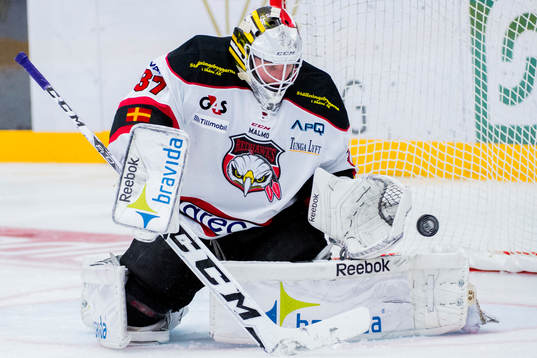 Malmö Redhawks målvakt Jonas Gunnarsson